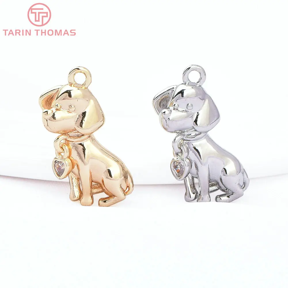 (4576) 24K الذهب اللون النحاس مع الزركون الحيوان على شكل المعلقات عالية الجودة Diy بها بنفسك صنع المجوهرات النتائج اكسسوارات بالجملة #3