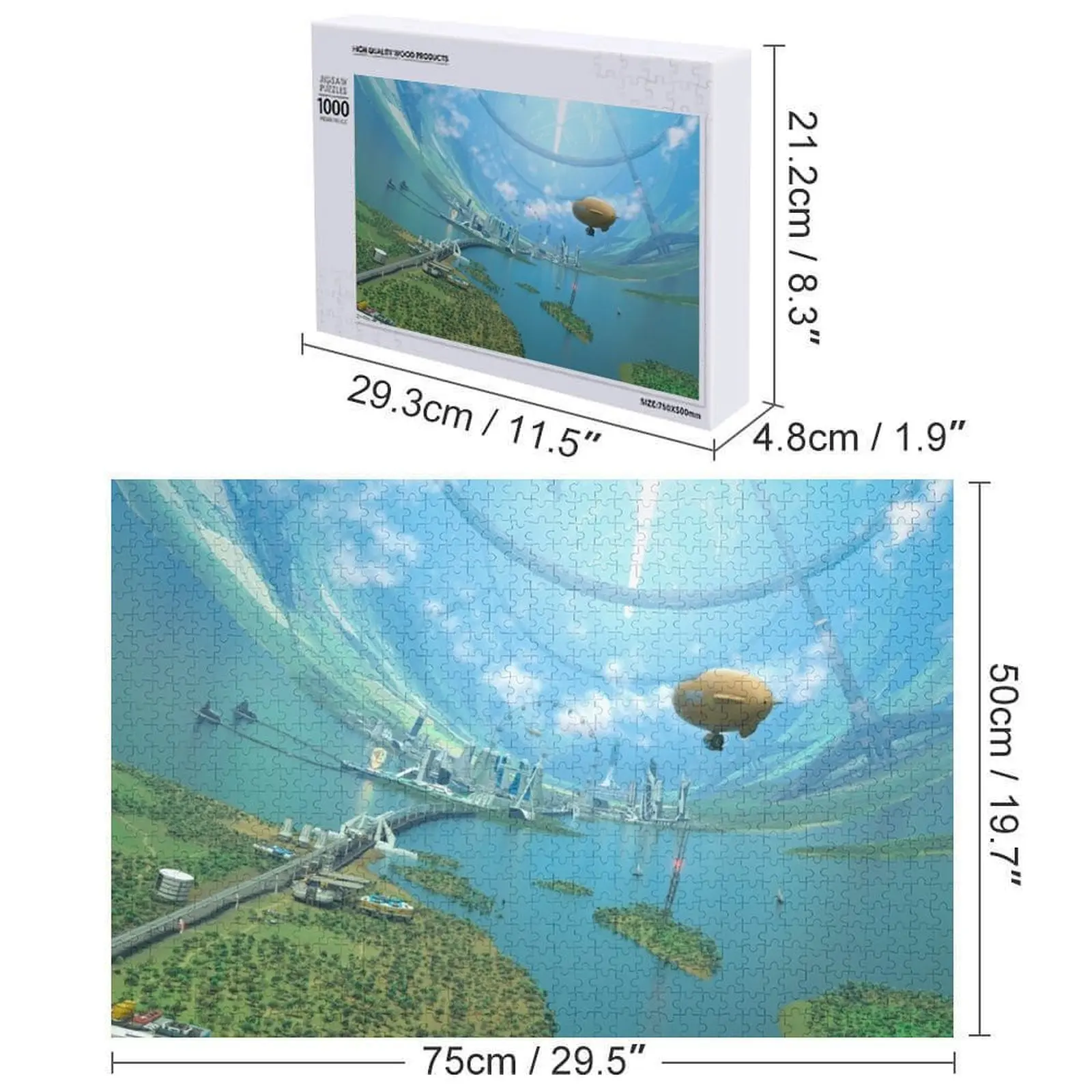 O'Neill Cilinder Interieur - V1 Jigsaw Puzzle op maat voor kinderen Aangepast speelgoed voor kinderen Puzzel