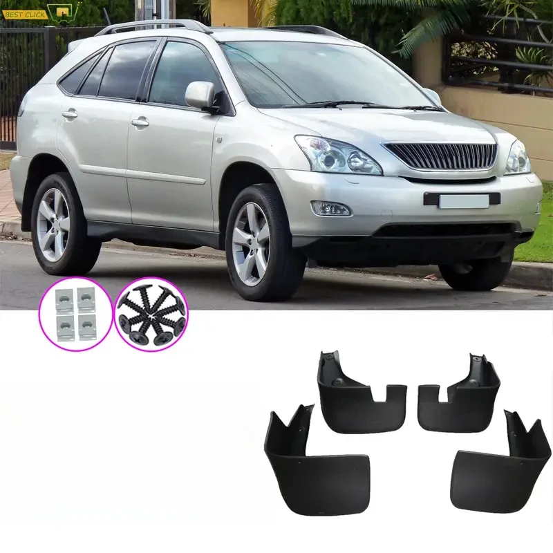 Car Mudguard for Lexus Harrier RX300 RX330 RX350 RX400h XU30 2003 2004 2005 2006 2007 2008 Fender Mud Guard Flap Splash Mudguard