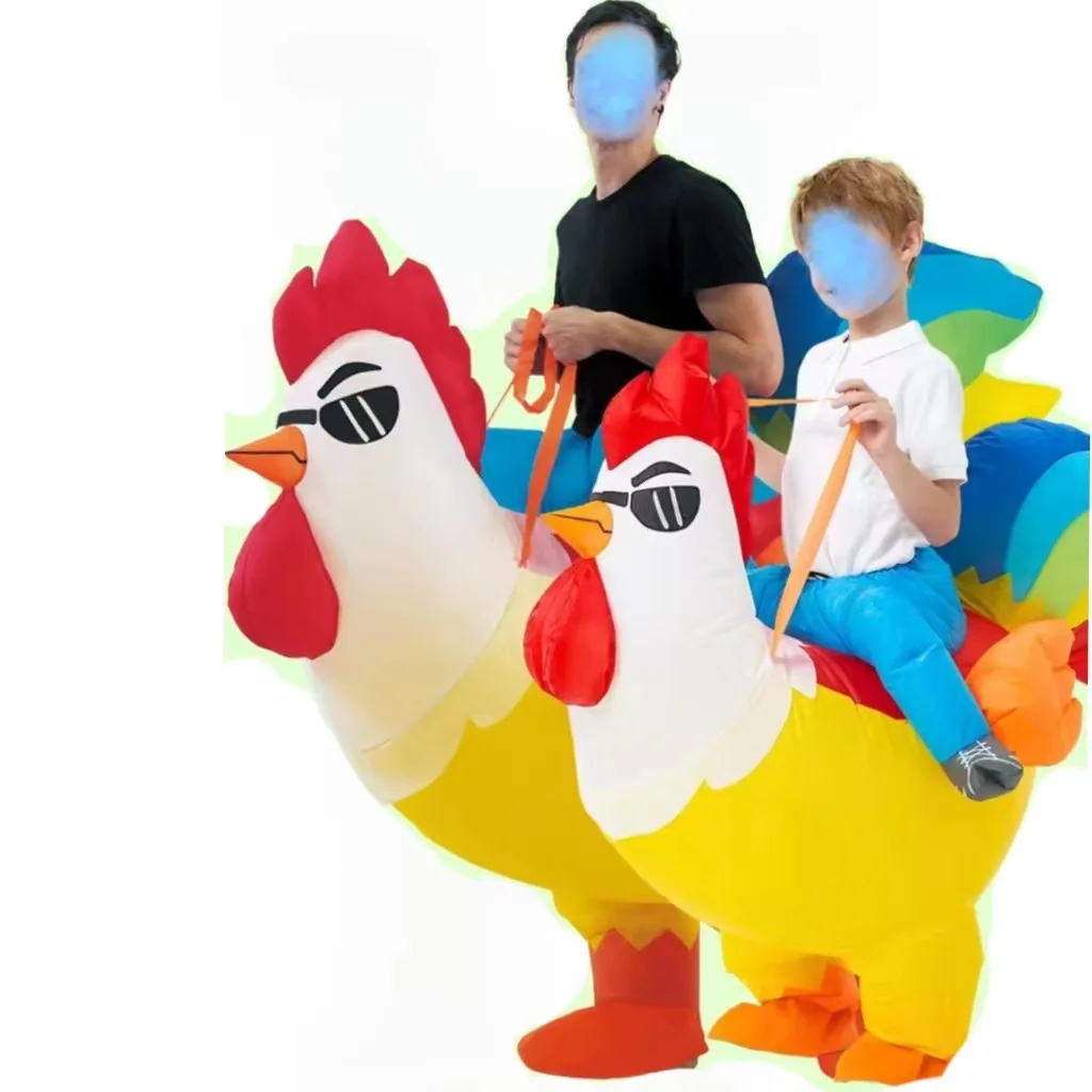 

Inflatable Toy Rooster Inflatable Clothing Halloween Doll Performance Dressing Up Outdoor Walking Rooster Inflatable Clothing