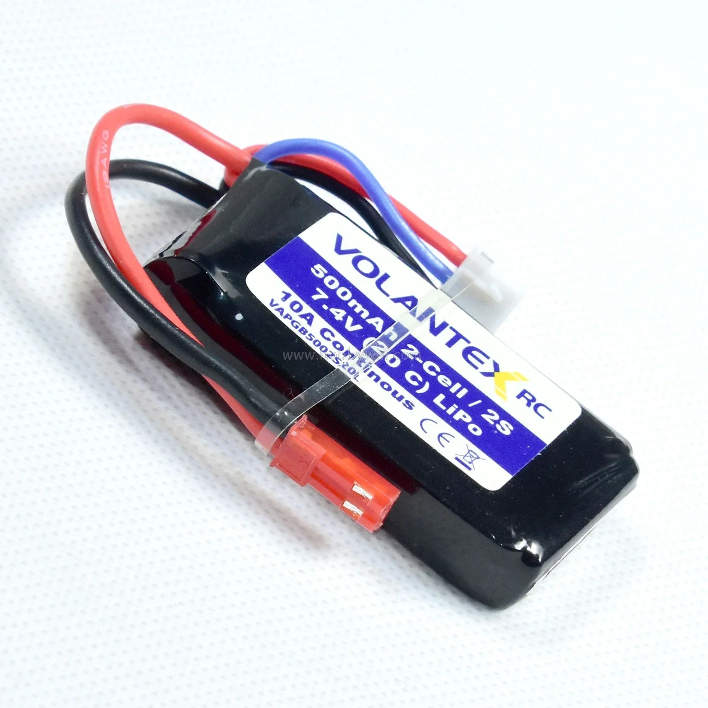 VolantexRC part 765221 LiPO battery 7.4V/500mAh 20C JST plug RC model airplane power pack