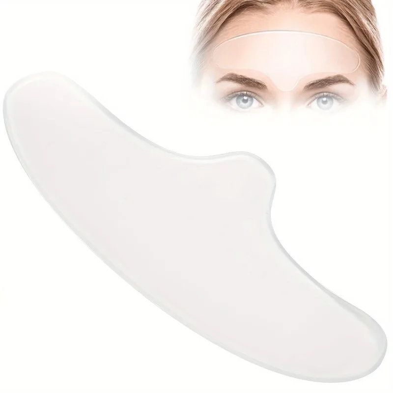 Face Massage Tools Silicone Anti Wrinkle Forehead Patch Self Adhesive Reusable Forehead Wrinkle Removal Sticker Massage