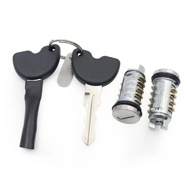 Clear Motorcycle Ignition Lock Cylinder Set With 2 Keys 573512 For Piaggio Fly 125 150 4T Motorcycle Accessories