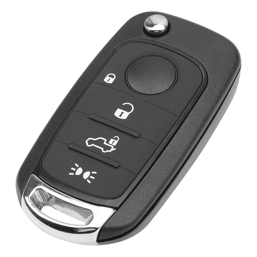 กุญแจรีโมทรถยนต์แบบพับได้ Okey 433MHZ ชิป 4A MQB 48 Megamos AES สำหรับ Fiat 500X Egea Tipo ปี 2016 2017 2018 Dodge ใบมีด SIP22