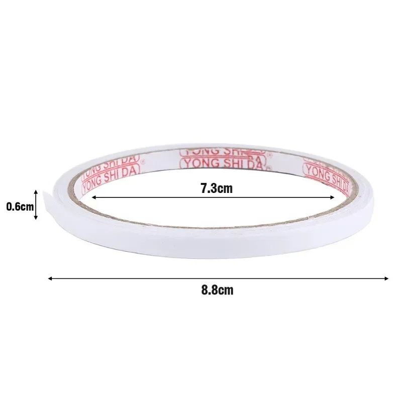 10-1 рулонов двусторонней клейкой ленты, ультратонкая прочная клейкая лента, наклейка для домашнего офиса, канцелярские принадлежности для рукоделия