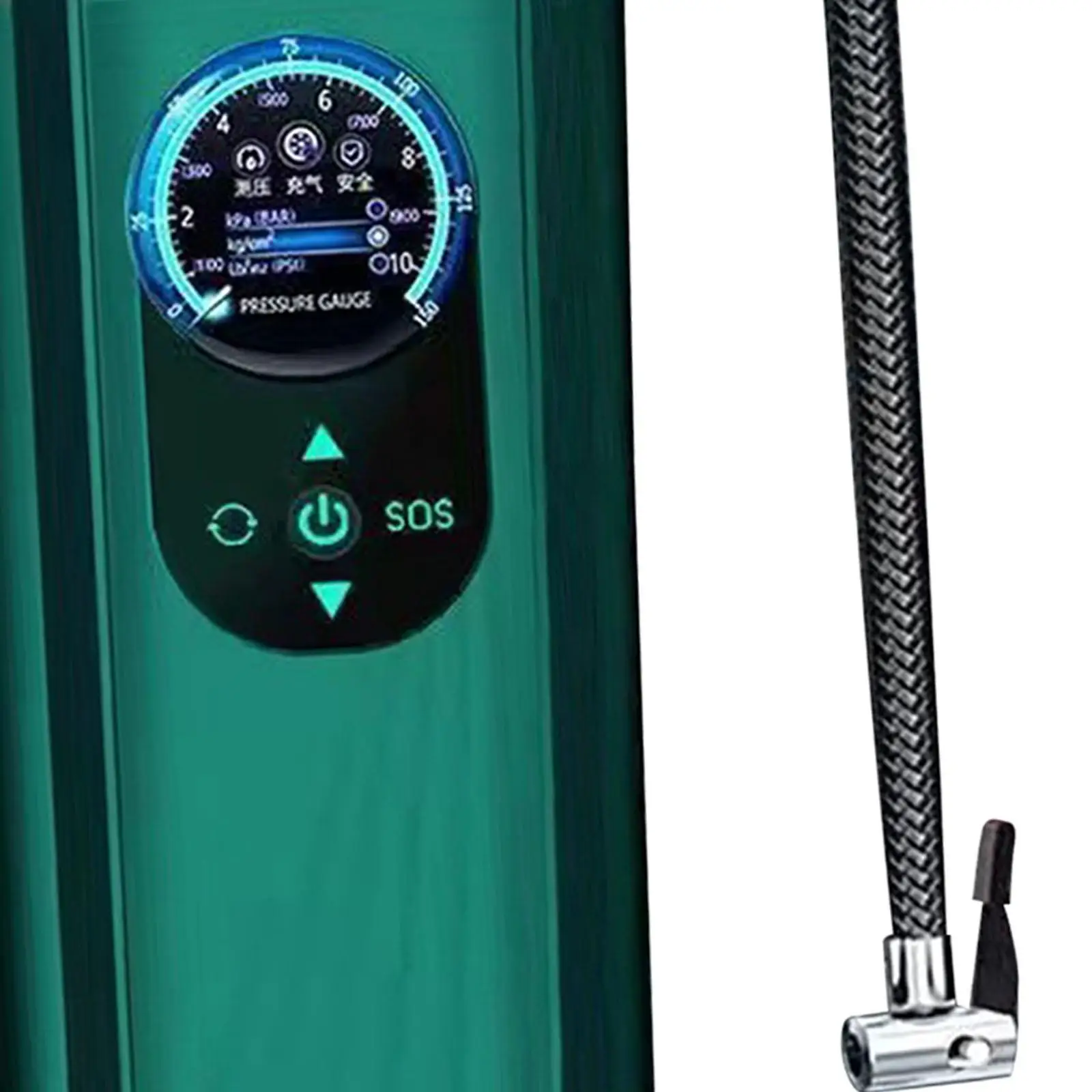 Compresseur d'Air Portable, Accessoires Automobiles, Gonfleur pour Voiture, SUV, Balle