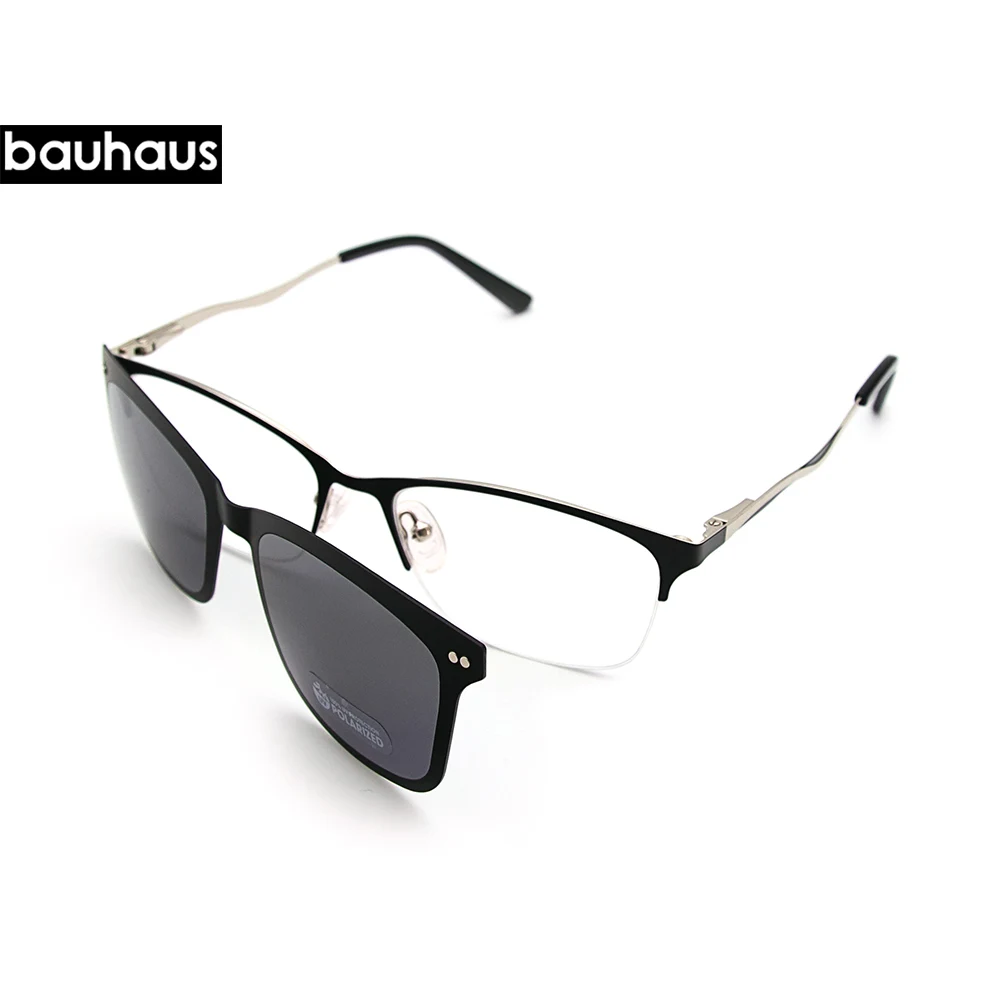 Metal Half Rimless Frame Men Eyeglasses Fashion Frame Brand Design Plain Eye glasses retro de grau femininos