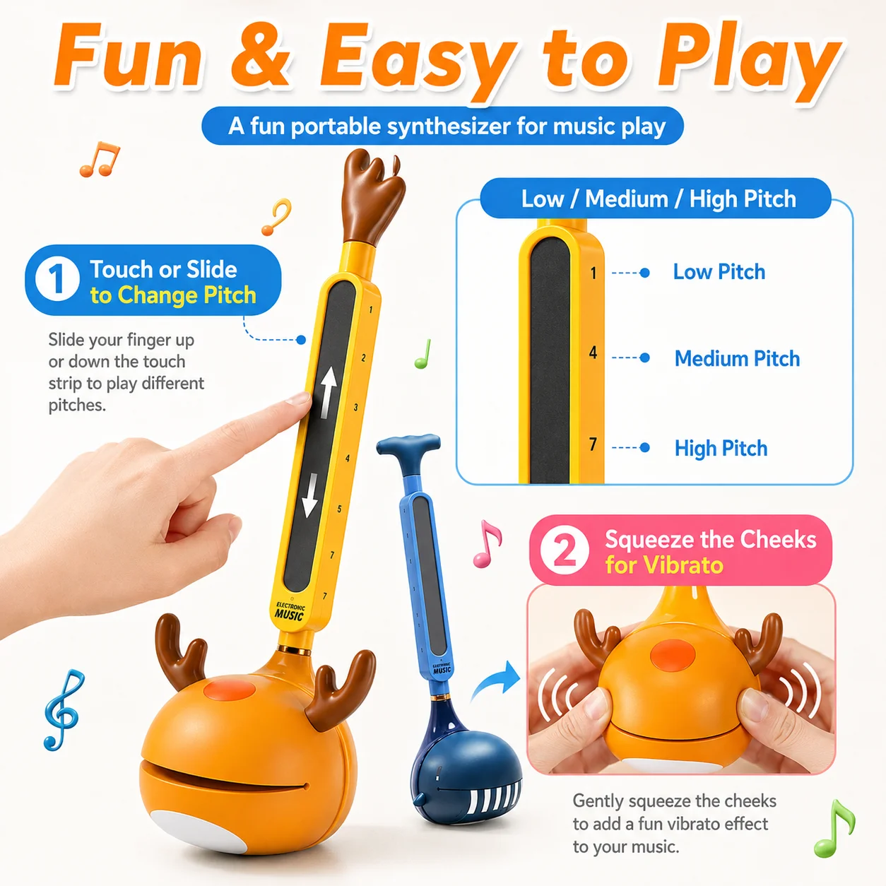 Otamatone Japanisches Elektron – Musical Instrument Japan Bewertung und Preis