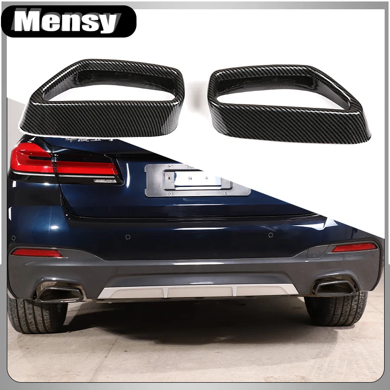 Rvs Auto Staart Uitlaat Uitlaatpijp Output Cover Trim Voor Bmw 5 Serie G30 G32 G31 6 Serie gt 2018-2023 Auto Accessoire
