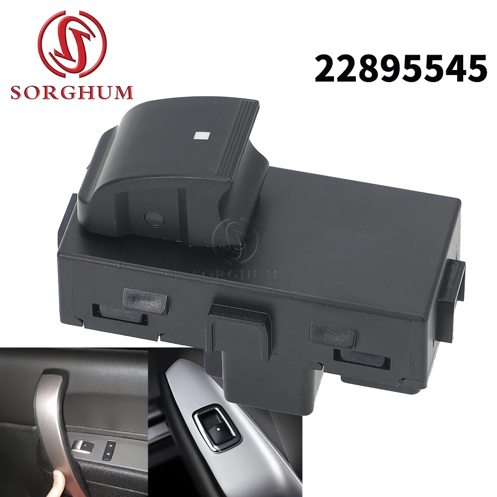 

SORGHUM 25877776 15888174 Автомобильный переключатель заднего стеклоподъемника пассажира для GMC Yukon Sierra Acadia Chevrolet Tahoe Suburban HHR 8 контактов