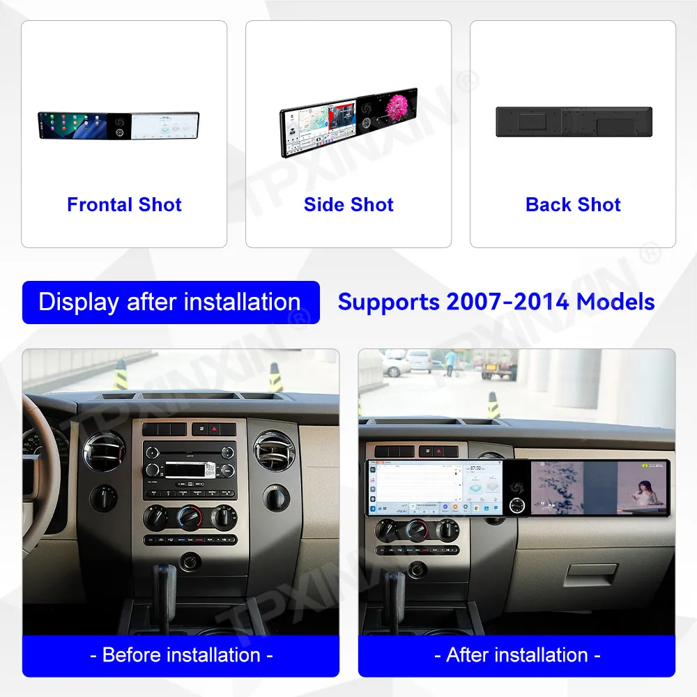 For Ford Expedition 2007-2014 Android Car Radio Multimedia Video Wireless Carplay Autoradio Stereo GPS Navigation Head Unit