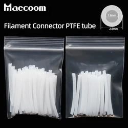 3D Printer Filament Connector PTFE buis 1.75mm Filament gewrichten ID1.8mm OD2.6mm Lengte 37mm Voor PLA/ABS/PETG Connector Onderdelen