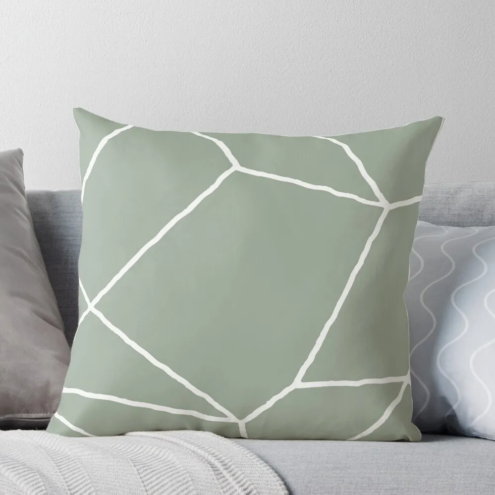 

Geometric Sage Green Throw Pillow Throw Pillow Couch Pillows sleeping pillows