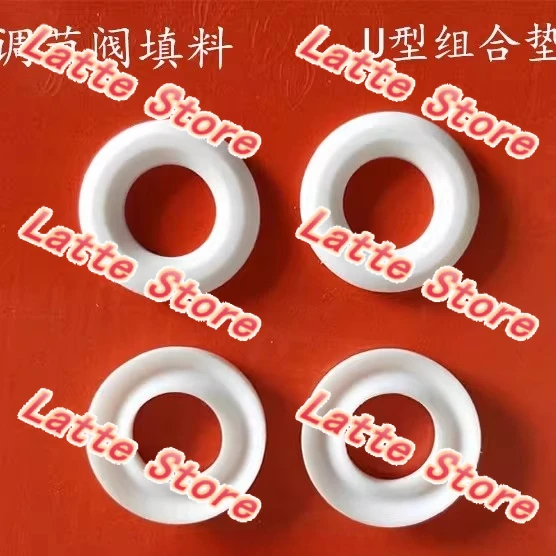 

Уплотнительное кольцо из ПТФЭ для регулирующего клапана, уплотнительная прокладка из ПТФЭ V-образной формы, белый пластик King 6-19