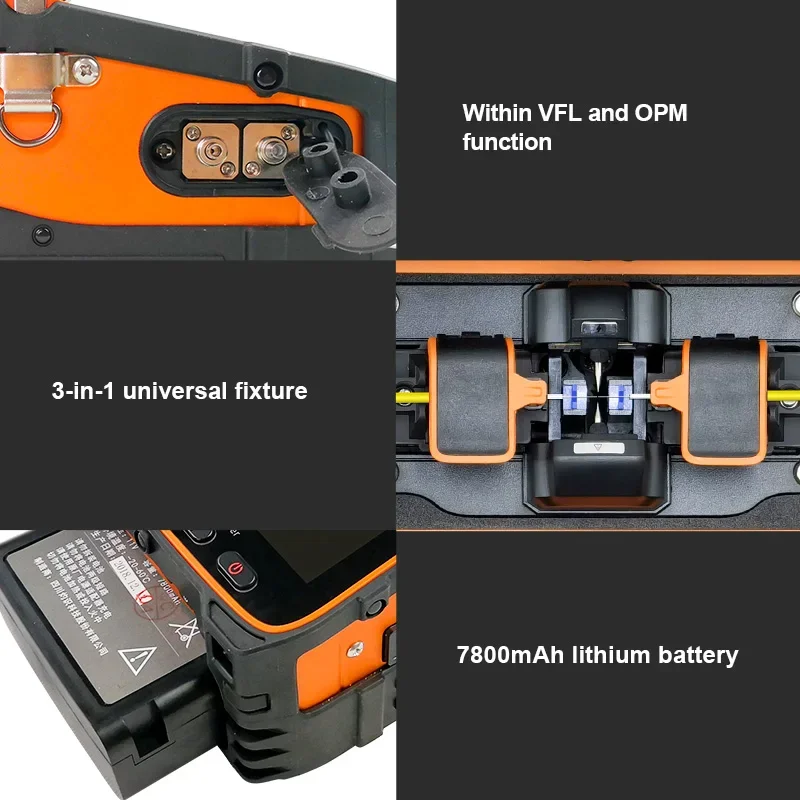 Signal Fire Brand Model New AI-10A/AI-9/AI-8C/AI-6A Optical Fiber Fusion Splicer New Splicing Machine 6 Motors Core Alignment