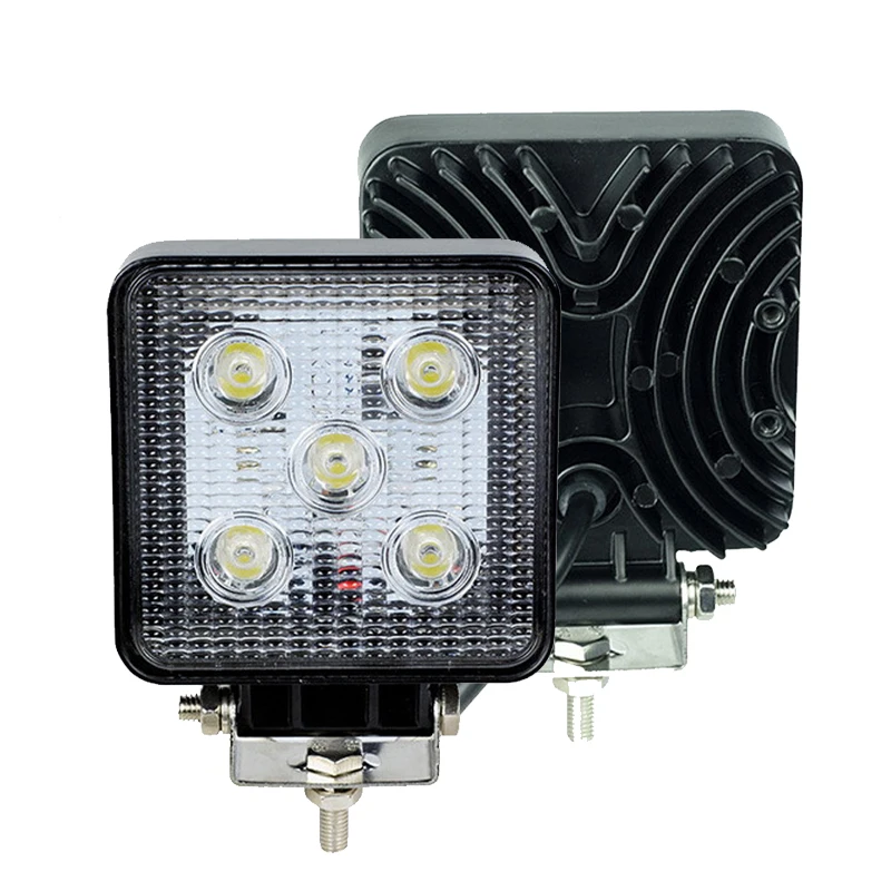 2x15W LED Square Work Light IP67 10-30V DC Spot Beam Offroad Tractor ATV Car Driving Work Lamp