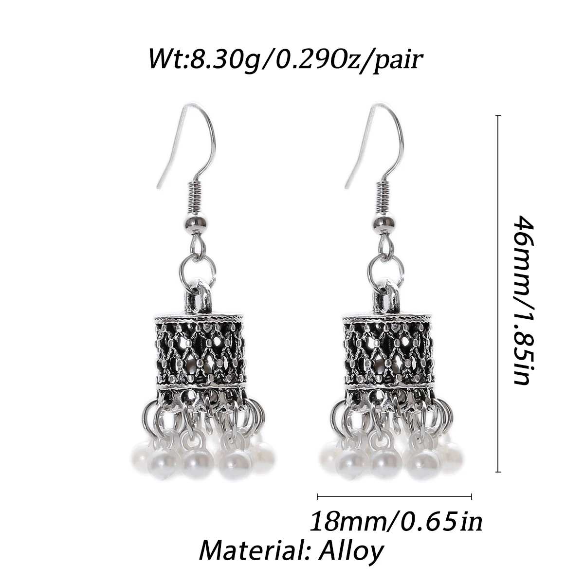 Pendientes Piercing Indian Jewelry Jhumka Tassel Earrings Women Accessories Kolczyki Silver Color Earring Trendy Party Ear rings image 3