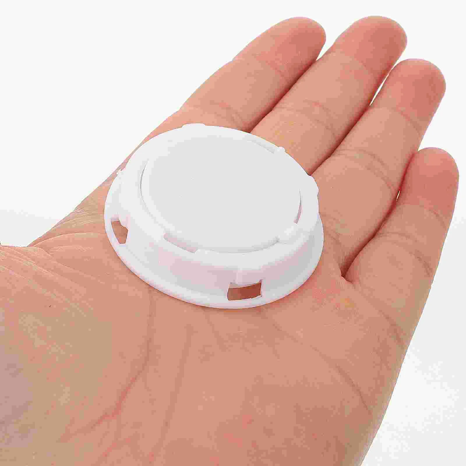 Pcs Piggy Bank Vinyl سپلائیز منی پاٹ سیونگ باکس باٹم کور راؤنڈ سٹاپرز کی تبدیلی وائٹ پلگ کیپس