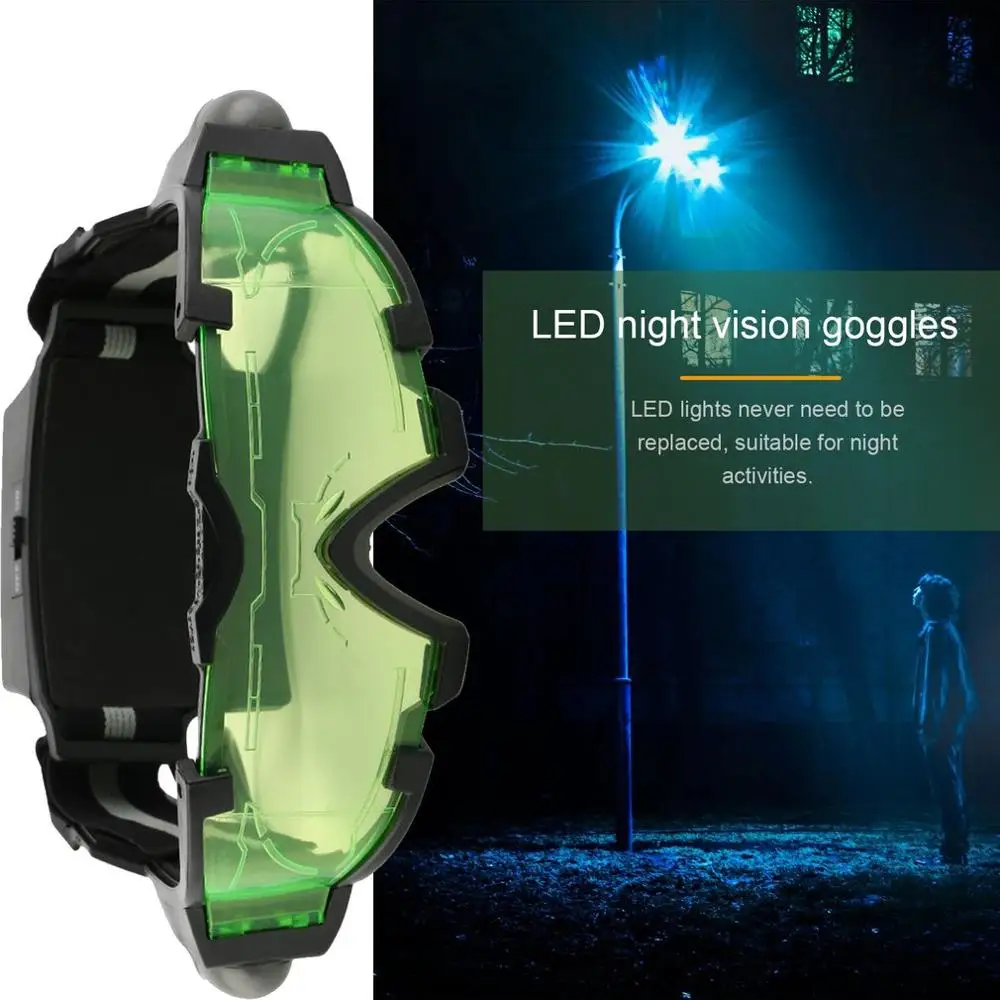 Nuovi arrivi occhiali per la visione notturna regolabili con luci ribaltabili occhiali per lenti per gli occhi vendita calda