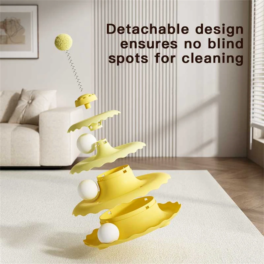 1 قطعة القرص الدوار لعبة الترفيه الذاتي لعبة الحيوانات الأليفة دعابة عصا القط نموذج جديد لوازم القط معدات لعب القط التفاعلية