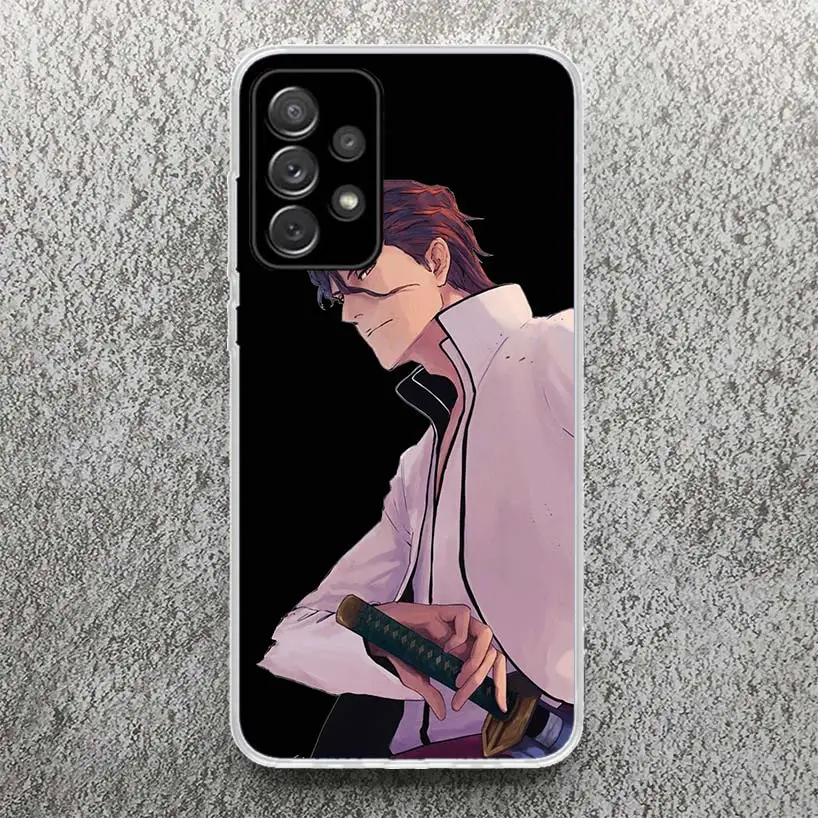 Bleach Aizen Sousuke Phone Case For Samsung Galaxy A51 A50 A71 A70 A41 A31 A21S A10 A20E A30 A40 A6 A7 A8 + A9 Soft Silicone She image 2