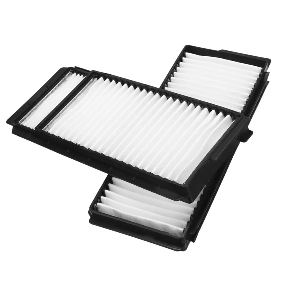 2x Car Front Cabin Air Filters Auto Air Conditioning Fiber Cabin For Mazda 3 2004-2009 5 2006-2010 Automobile Parts Accessories