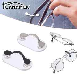 Draagbare Magnetische Hang Brilhouder Pin Broches Mode Kleding Clip Gesp Magneet Bril Headset Lijn Clips
