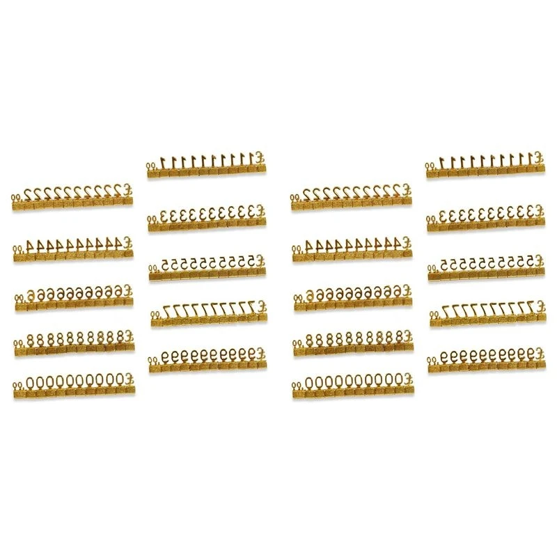 20PCS Digital Price Tag 3D Metal Shelving Adjustable GBP £ Price Square Kit For Shop Display Jewelry Watch Shop Office