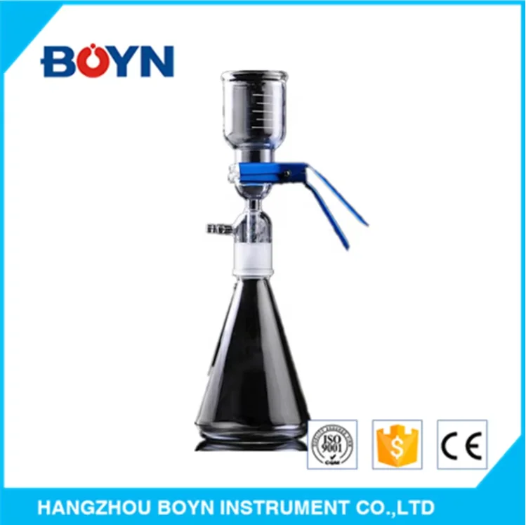 M-1 Lab All Chemical Toughened Glassware Funnel Vacuum Filter Funnel with Good Press-resistance and Leakproofness