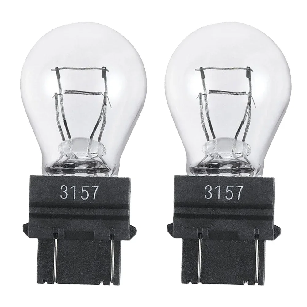 2Pcs 3157 3156 3157LL Brake Light Bulbs Halogen Lamp Turn Signal Light Brake Lights Reverse Lamp DRL DC12V Car Tail Bulb