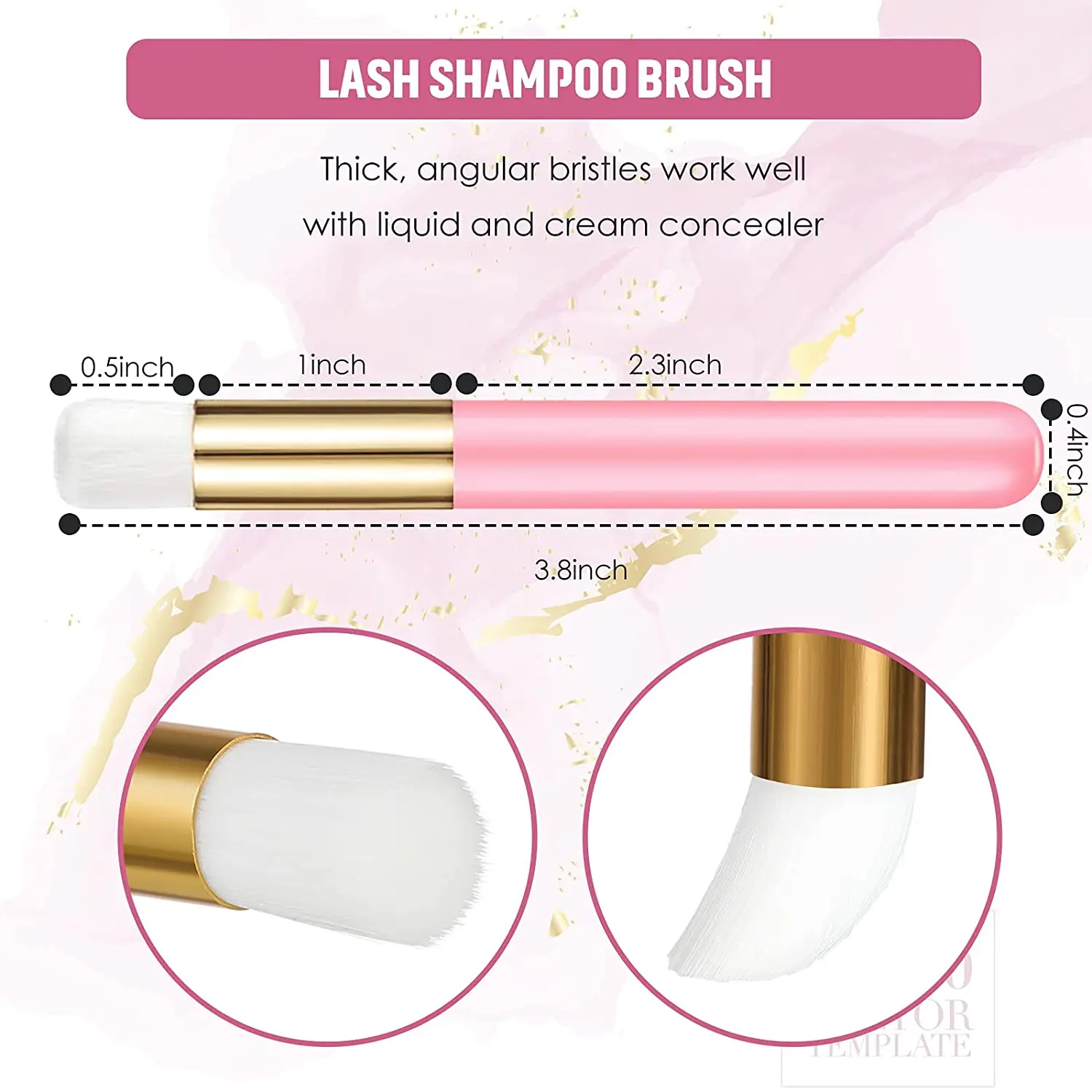 Eyelash Cleaning Brush Lash Shampoo Brush for Eyelash Extension Nose Pore Deep Cleaning Peel Off Blackhead Remover Makeup Tools