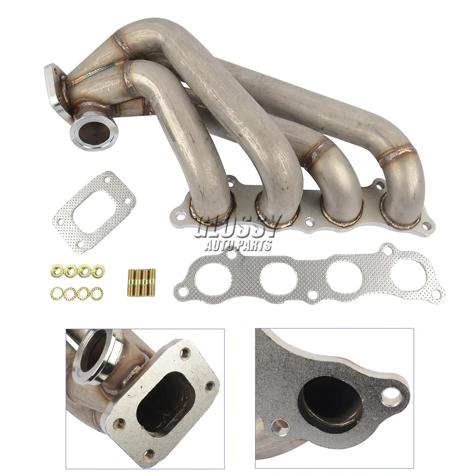 AP03 Turbo Exhaust Manifold T3 T4 Turbocharger For Honda Civic SI Acura RSX K20 Motor