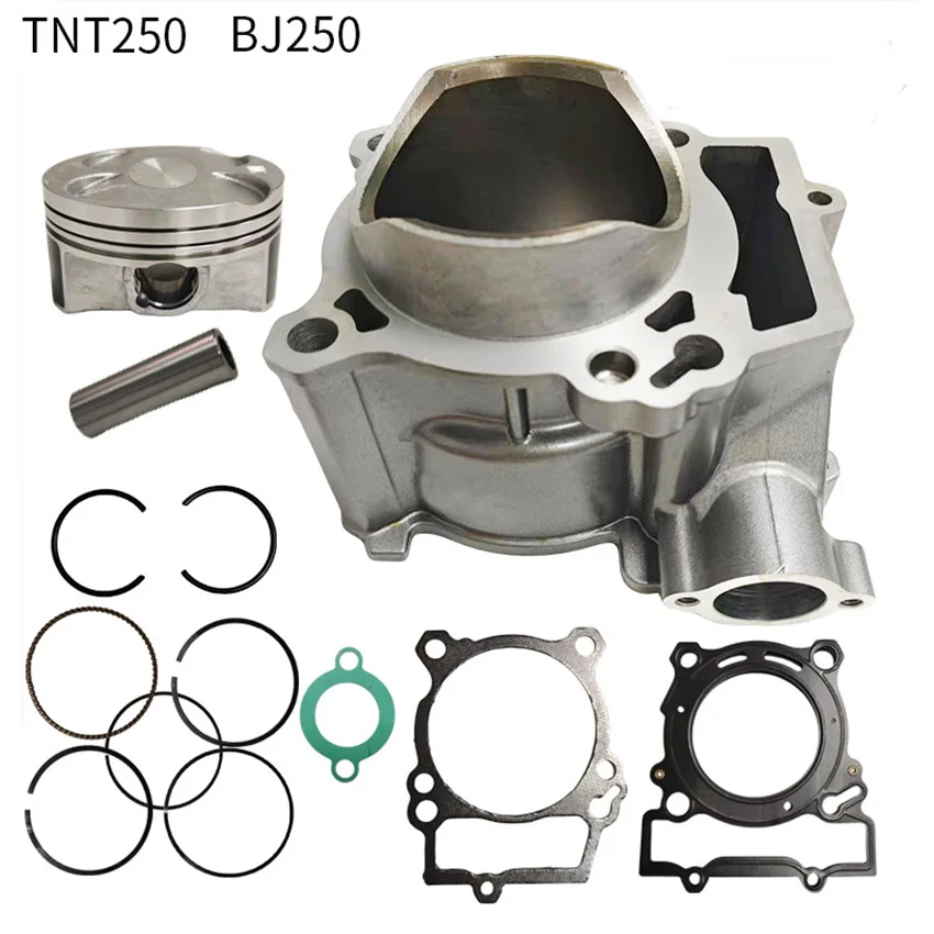 72mm Motorcycle Cylinder Piston Ring Gasket Kit Suitable For Benelli BJ250 BJ 250-15A TNT25 TNT250