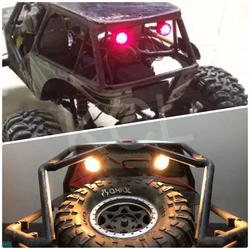 LED 5V Tail/fog/side Light for 1/10 RC Crawler Car Traxxas TRX4 TRX6 AXIAL SCX10 II 90046 RC4WD D90 Diy Parts