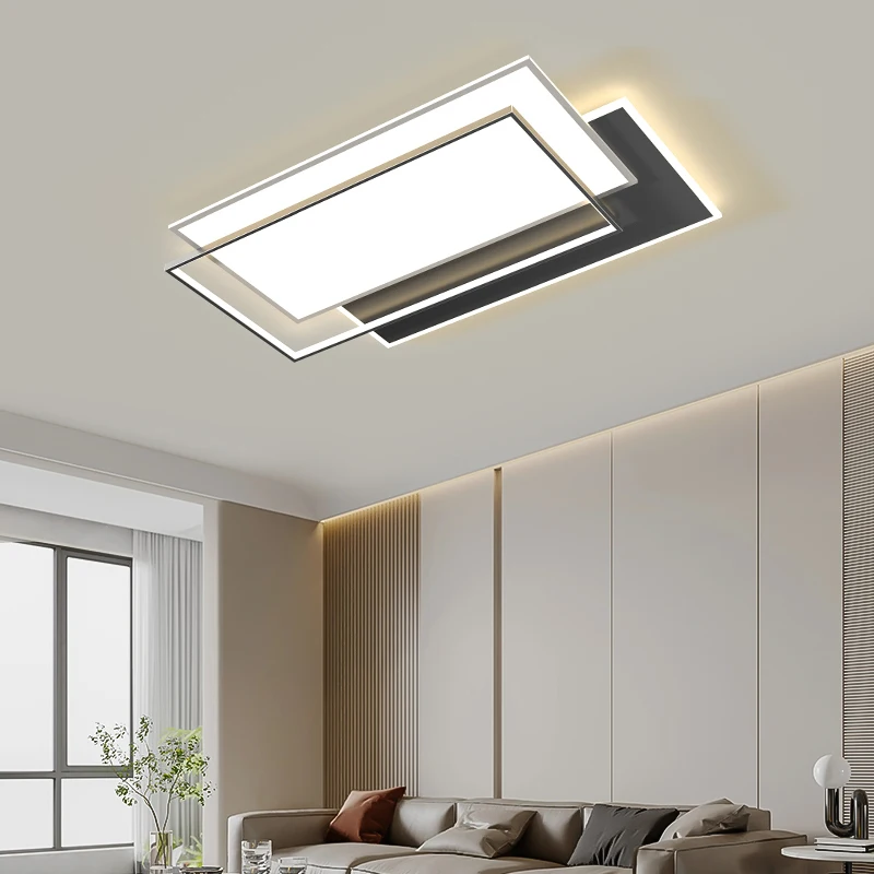 Modern Minimalist Living Room Ceiling Lights Minimalist Smart Ultra-thin LED Main Light Whole House Package Eye Protection Lamp