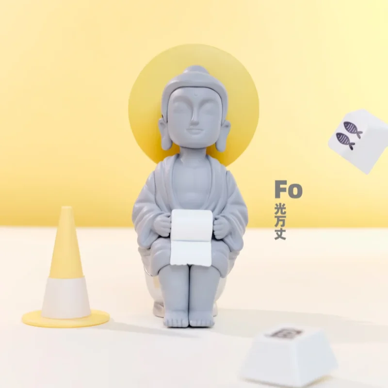 Original Amitofo Fo U Serie Blind Box Anime Figur Echte Modell Erraten Tasche Kawaii Puppen Geburtstag Geschenk Für Mädchen Spielzeug Sammlung