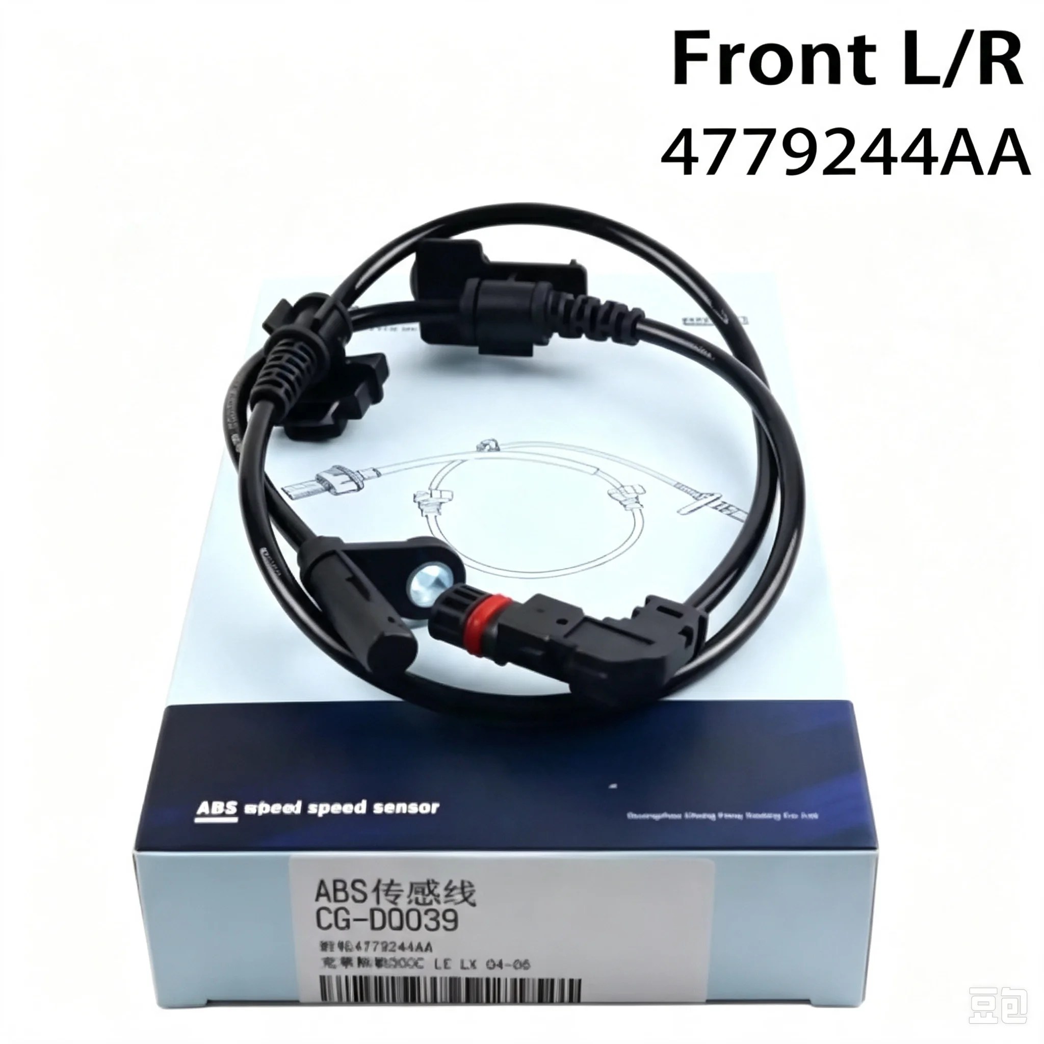 ABS Wheel Speed Sensor Front Rear 4779244AA 4779247AA 4779246AA For CHRYSLER 300C LX LE DODGE Charger Challenger JEE