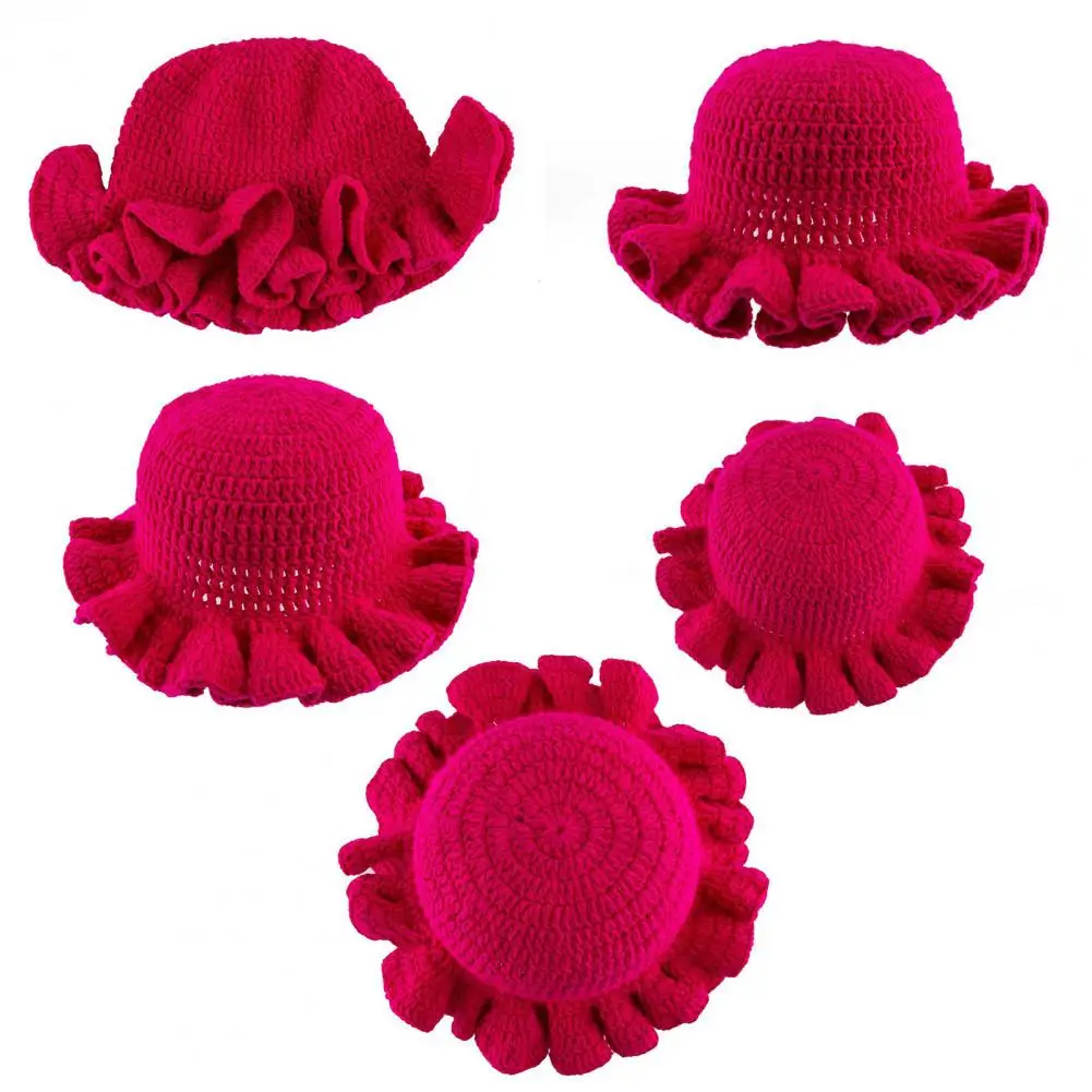 

Солнцезащитная рыбацкая шляпа Стильная вязаная рыбацкая шляпа с полями для ветрозащитной защиты от солнца для активного отдыха Теплая для женщин