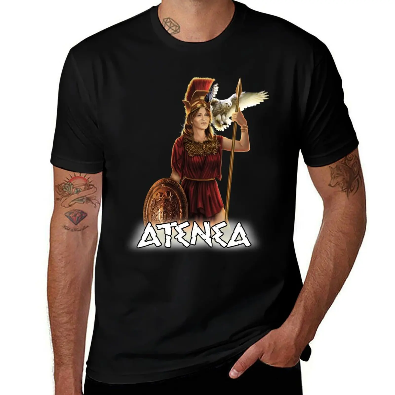 

Athena T-Shirt funny t shirts dark humor t shirts for man graphic tees T-Shirt