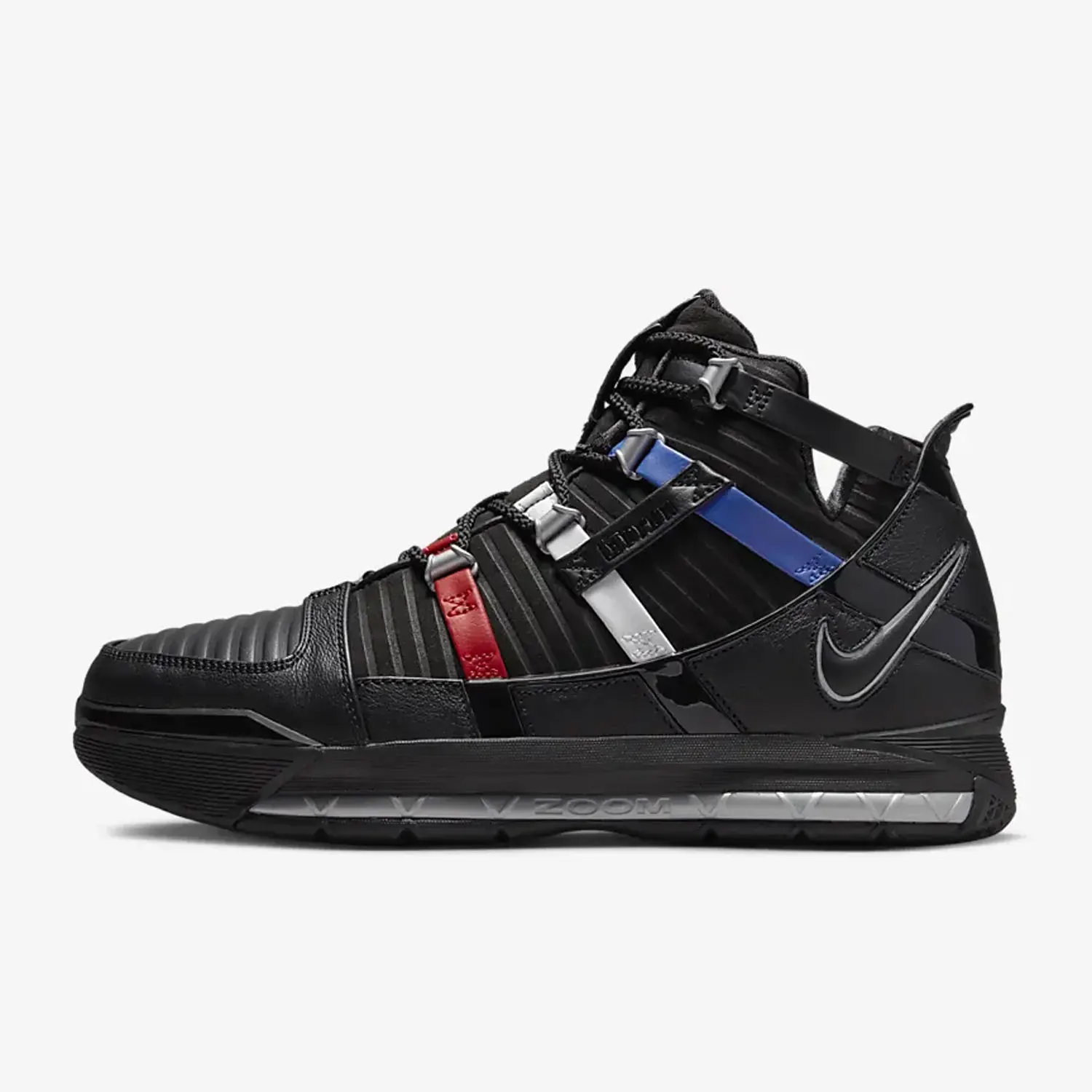 Nike Genuine Zoom LeBron III QS Men's New Basketball Shoes DO9354-001 view 2