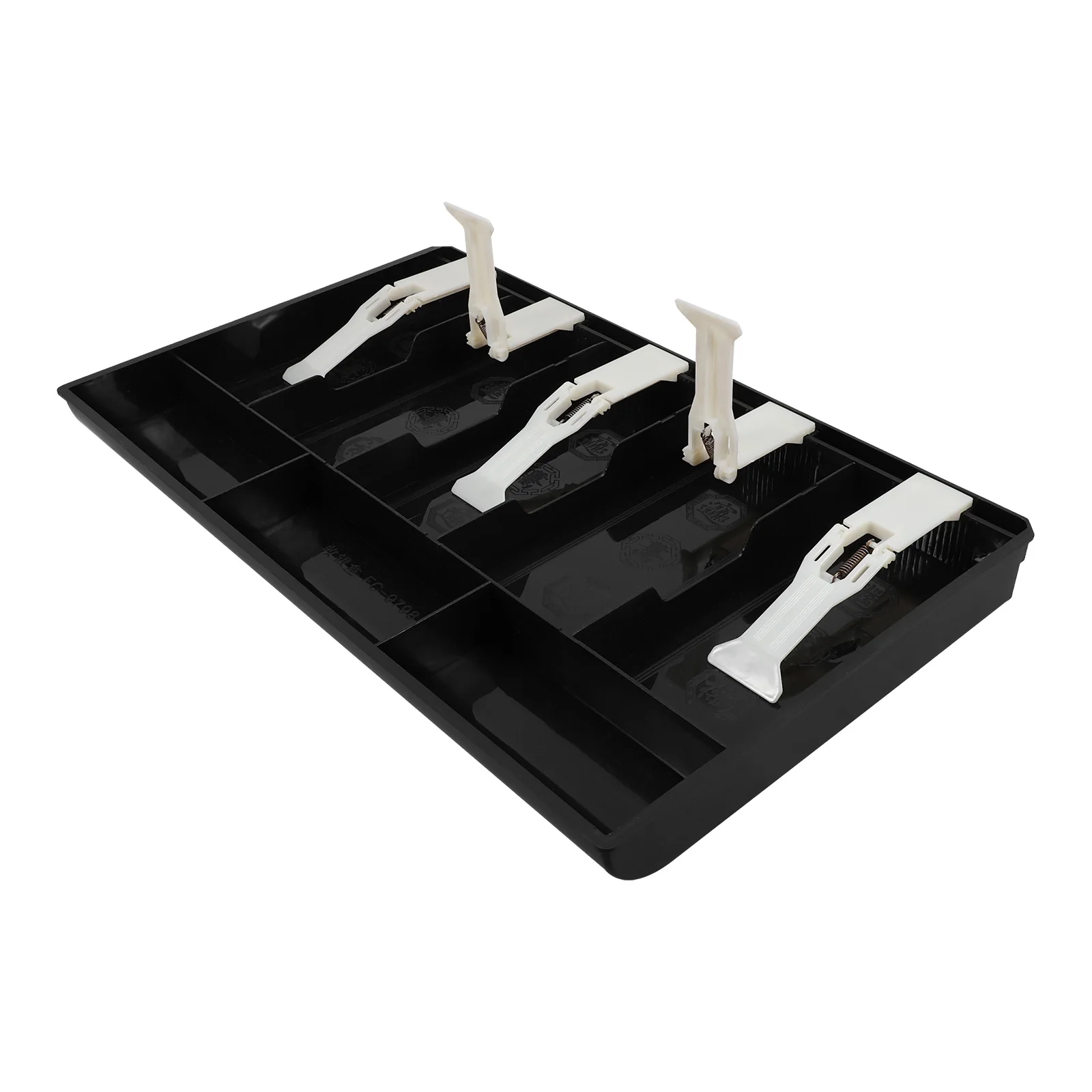 

Five-Grid Cash Tray Organizer Replacement for Cash Register Drawer Multiple Compartments Money Storage Stand Coin Holder