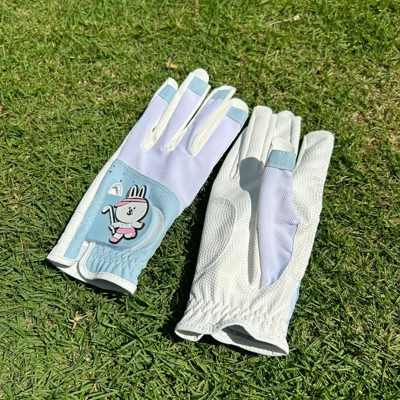 Guantes de golf transpirables, antideslizantes, protección solar, 2023