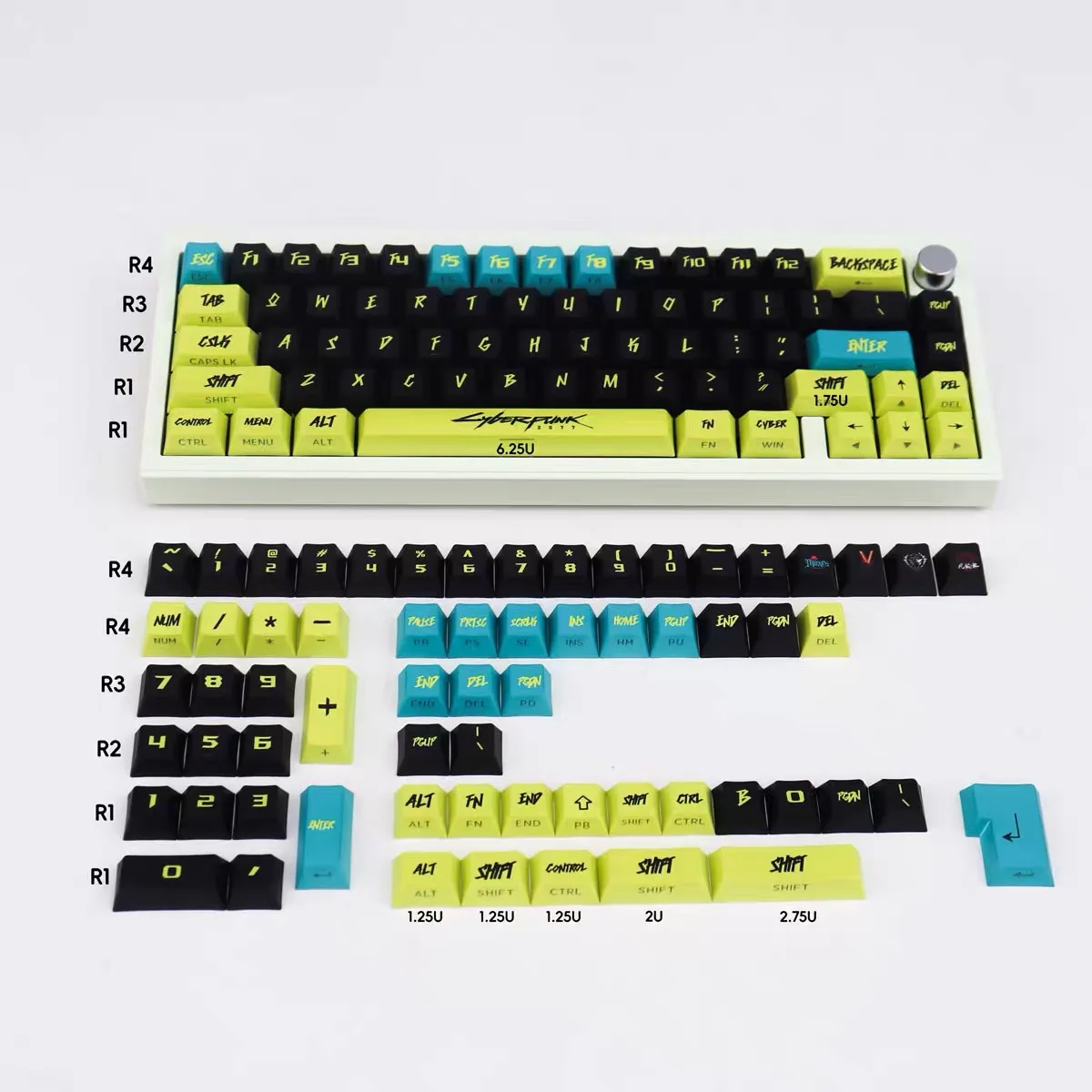 129 Keys Anime PBT Keycaps Personalise Cherry Profile Key caps For Mechanical Keyboard Sublimation KEYBOARD KEYCAP - Image 4