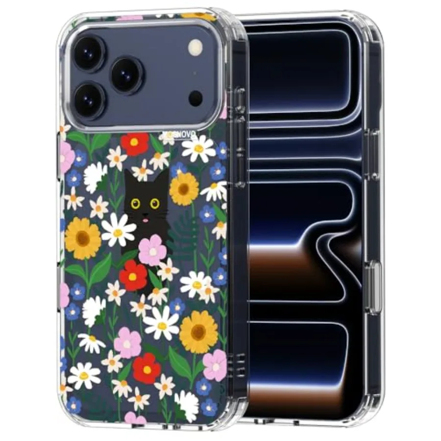 

Защитный чехол военного класса для iPhone 17 Pro Max с устойчивостью к падению 6,6 фута и улучшенным управлением камерой. Прозрачный дизайн.