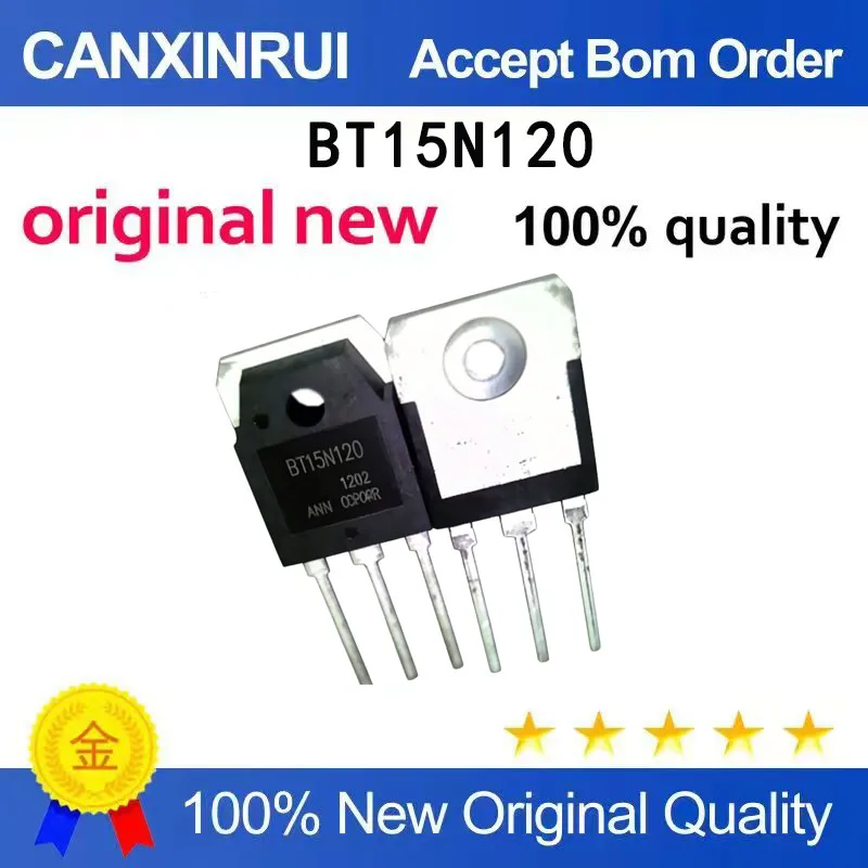 

(5-100 PCS) Brand new original stock BT15N120 induction cooker IGBT tube 15A 1200V TO-3P