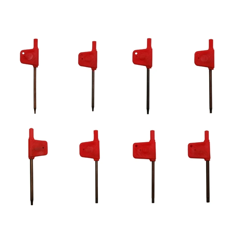 Clé Torx, tournevis drapeau rouge, accessoires pour outils tournage