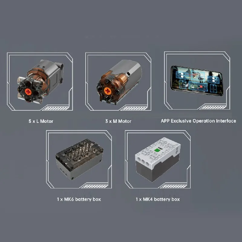 MOLD KING 17067 Technik blocs de construction de voiture Architecture pelle sur chenilles RC bloc de construction modulaire assemblage modèle Kit cadeaux