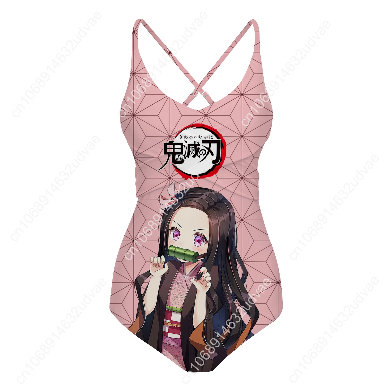 Demon Slayer Kimetsu No Yaiba Swimsuit Womens Sling Swimsuits Personalized Swimwear Pool Beach Bikini Customize Bathing Suits