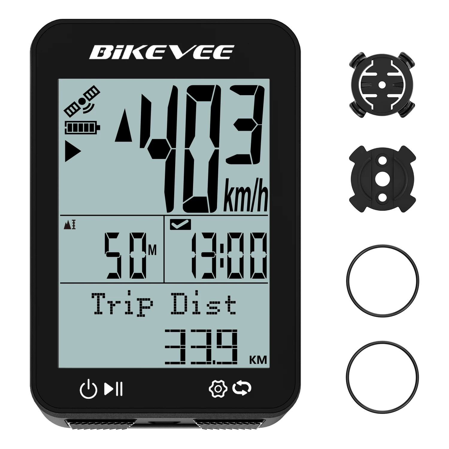 8 Languages Wireless Bike Speedometer Odometer Tracker GPS Bicycle Computer Waterproof MTB Road Riding Accessory with Backlight