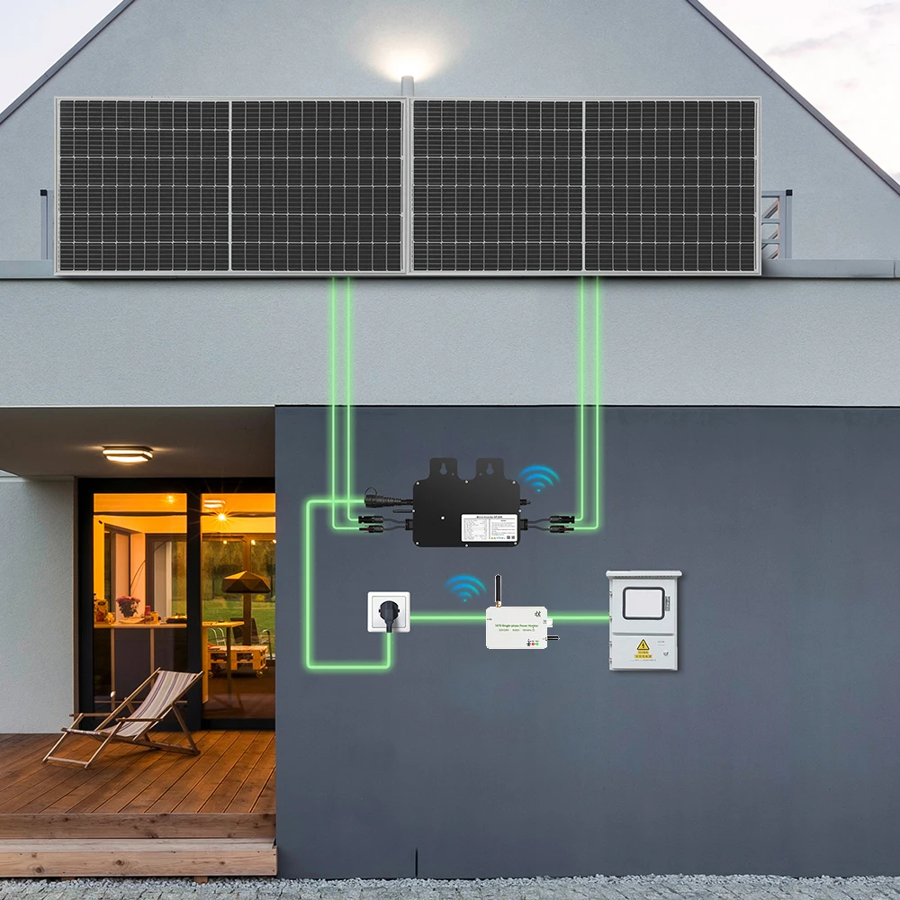Intelligent Solar Inverter with Anti-Counter Current Feature Zero Export Device VDE   APP Remote Control Single Phase Output